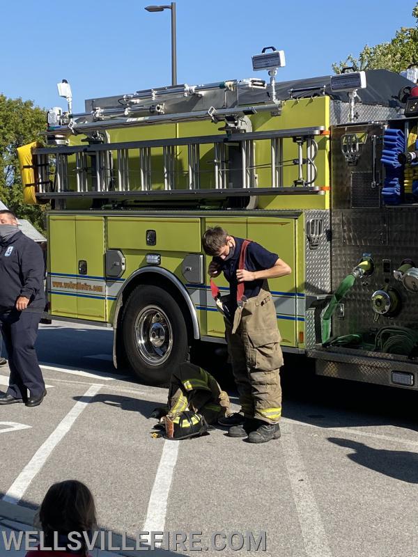 Fire Prevention Day 2020 at Wellsville Elementary School